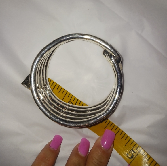 925 solid beautiful cuff bracelet. - Picture 5 of 12